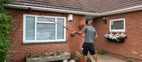 soffit and fascia cleaning in Wales